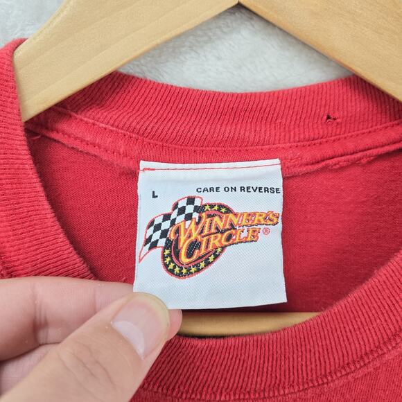 Vintage Jeff Gordon Winners Circle Mens Shirt Red Double Sided NASCAR Racing #24 - Picture 5 of 13
